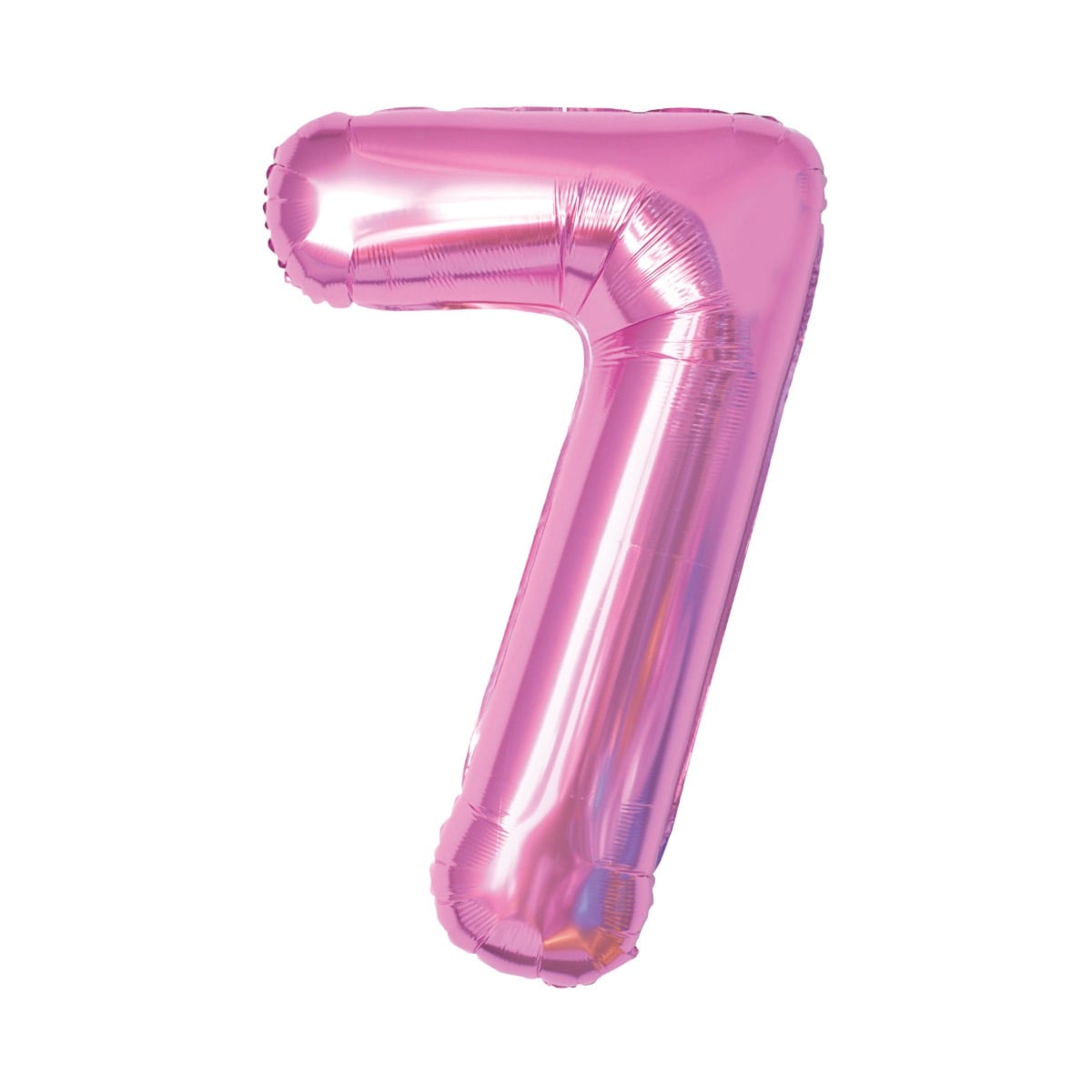 Ballon Chiffre Alu 80cm Rose - 7