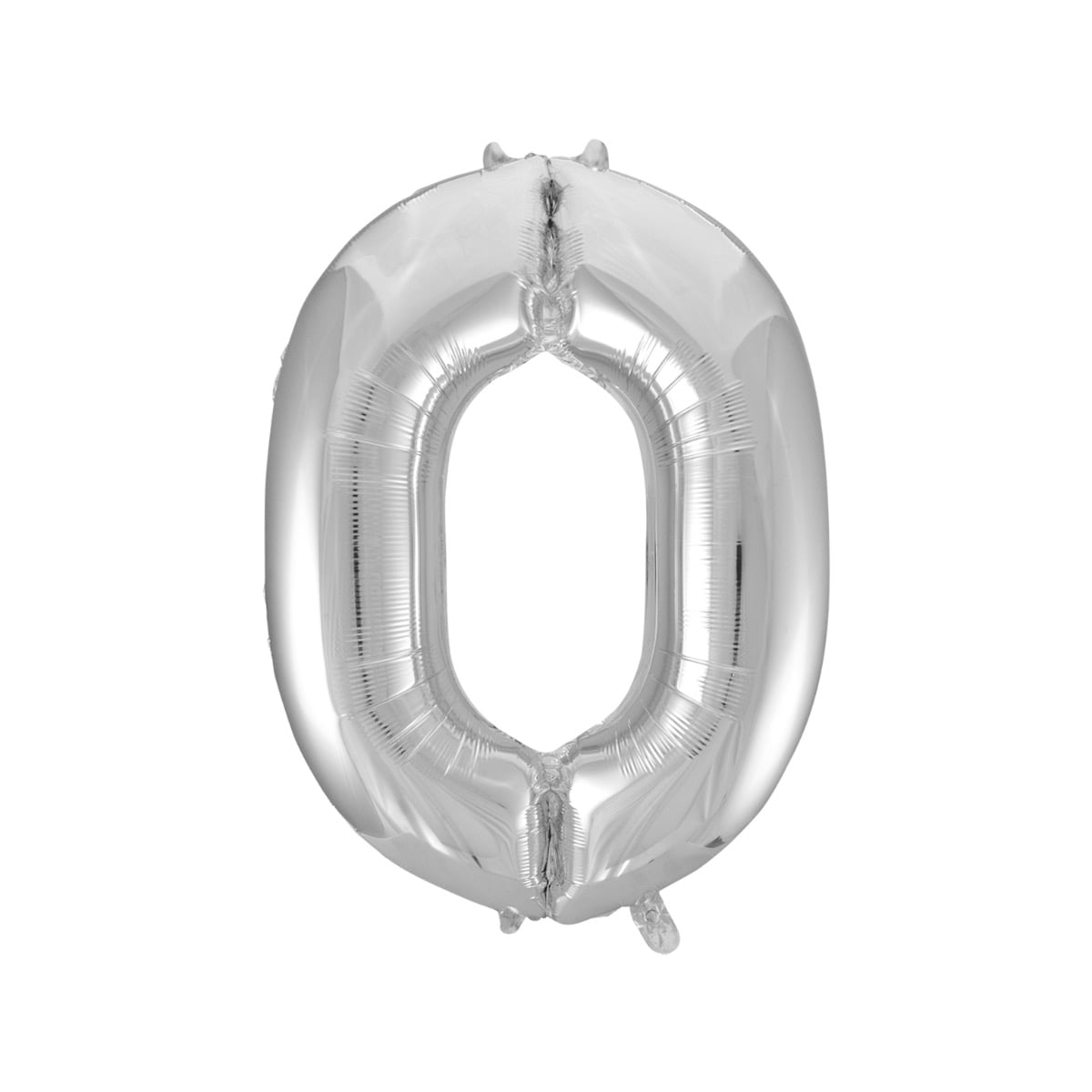 Ballon Chiffre Alu 40cm Argent - 0