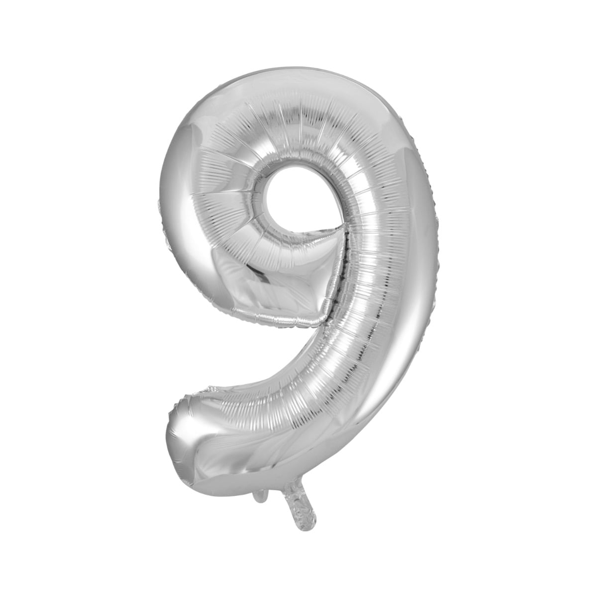 Ballon Chiffre Alu 40cm Argent - 9