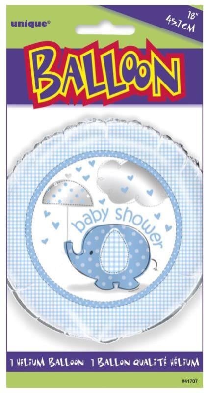 Ballon Alu Eléphant Bleu