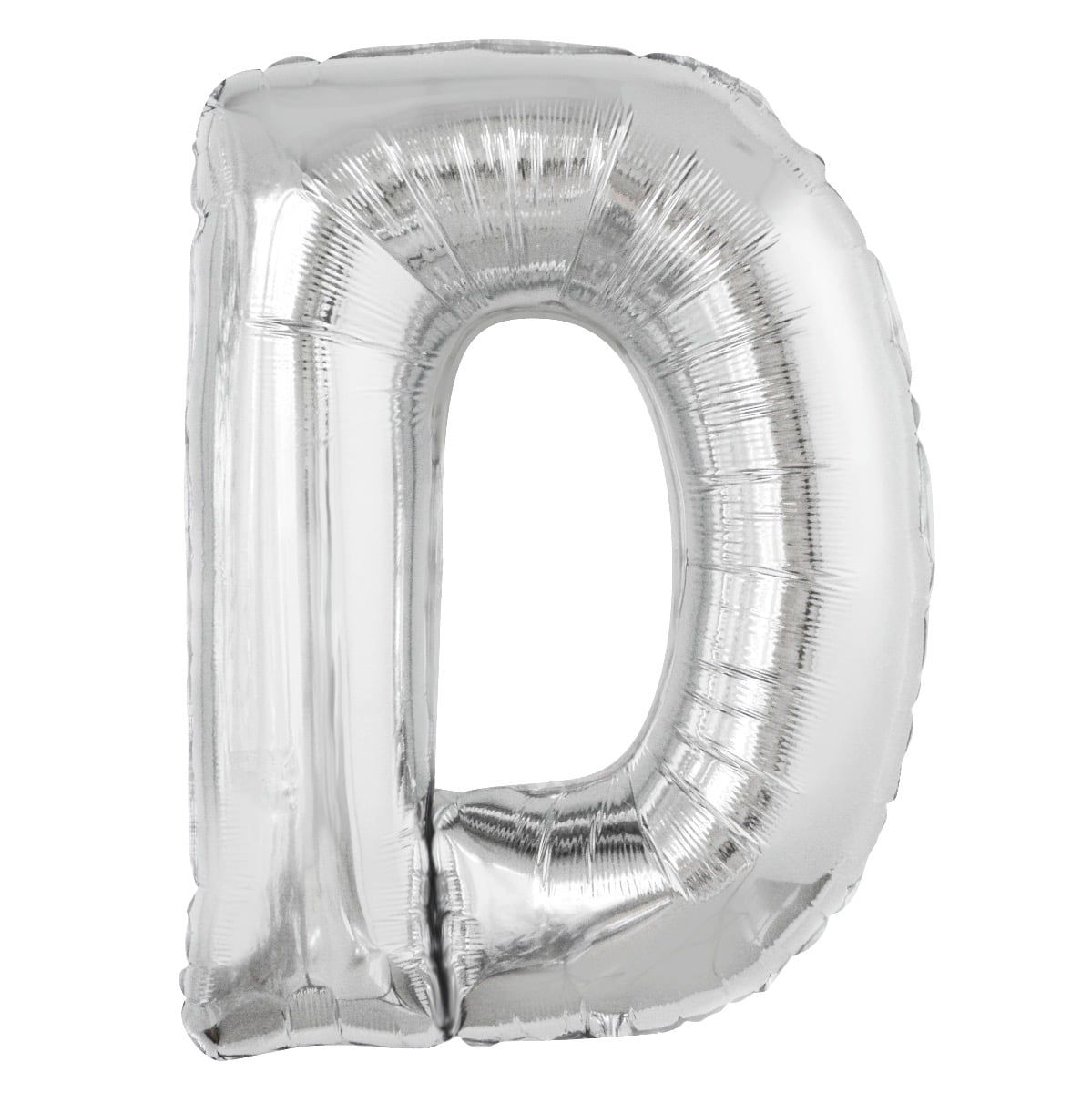 Ballon Lettre Alu 40cm Argent - D