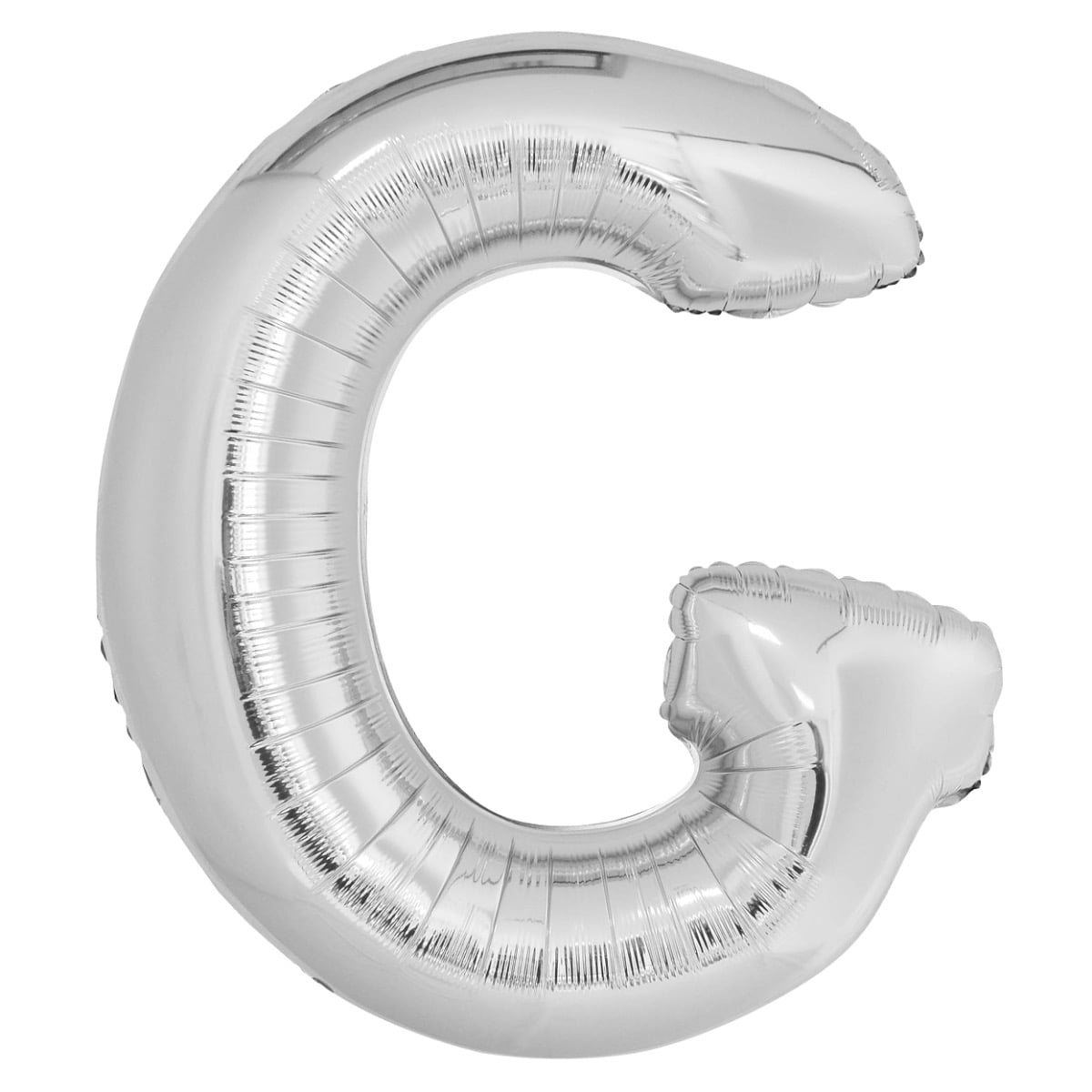 Ballon Lettre Alu 40cm Argent - G