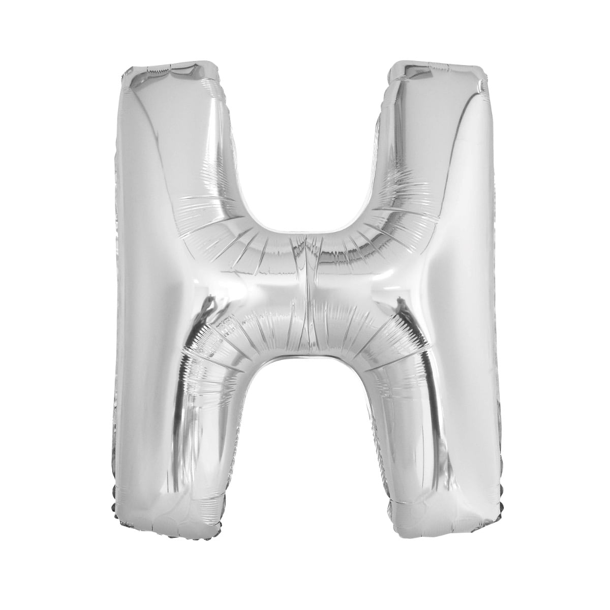 Ballon Lettre Alu 40cm Argent - H