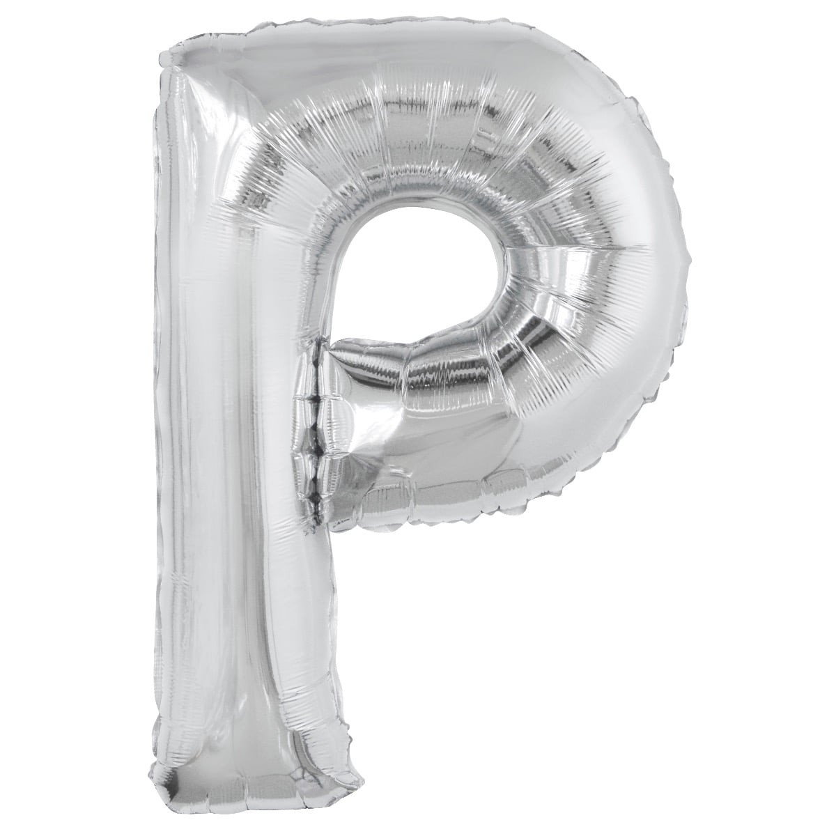Ballon Lettre Alu 40cm Argent - P