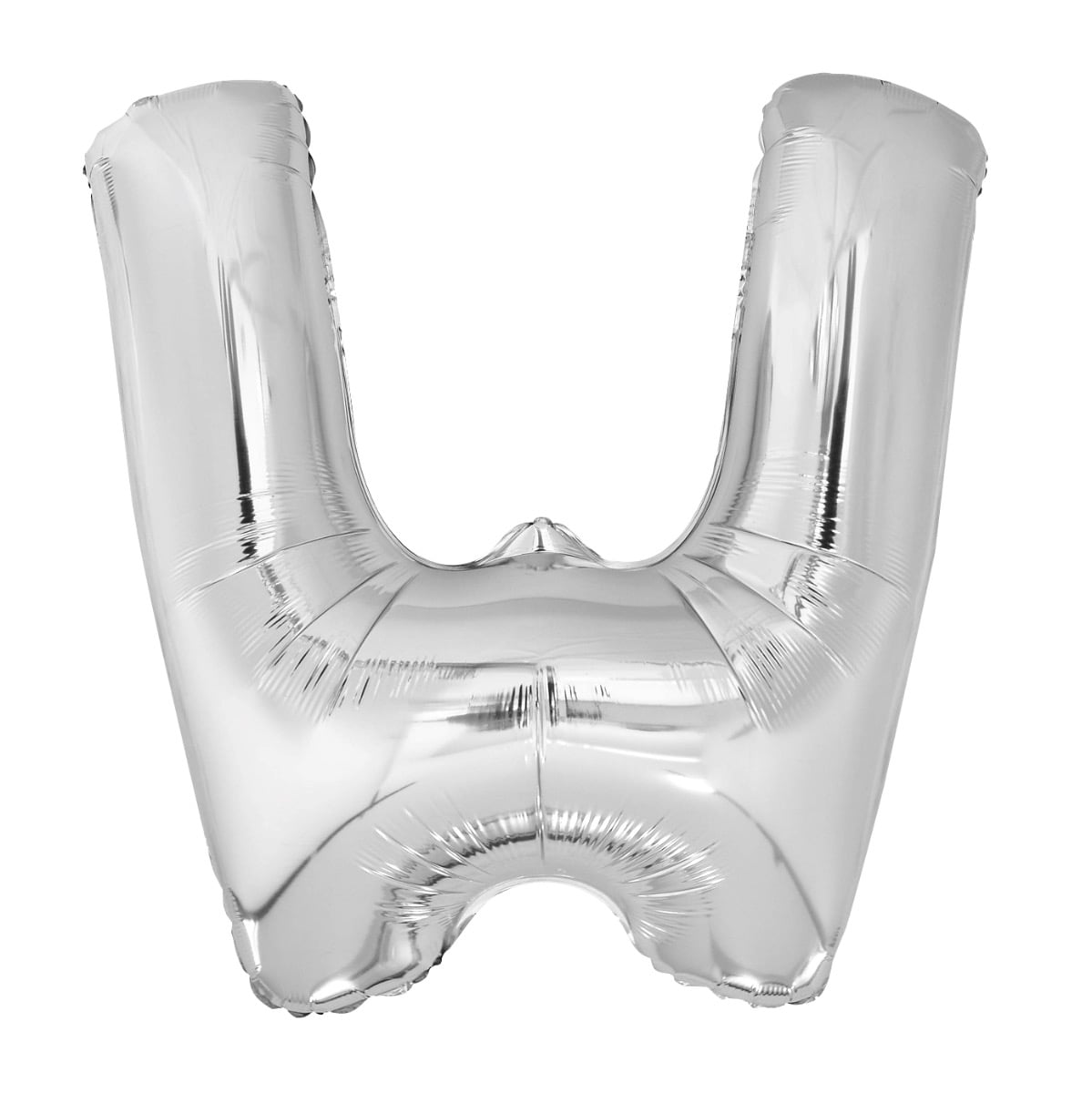 Ballon Lettre Alu 40cm Argent - W