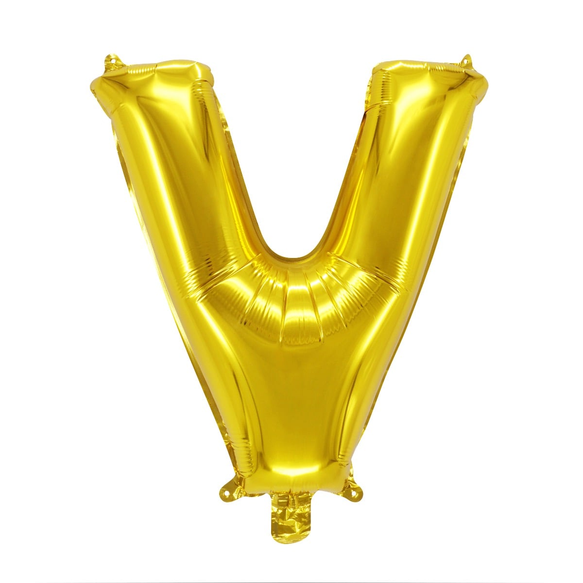 Ballon Lettre Alu 40cm Or - V