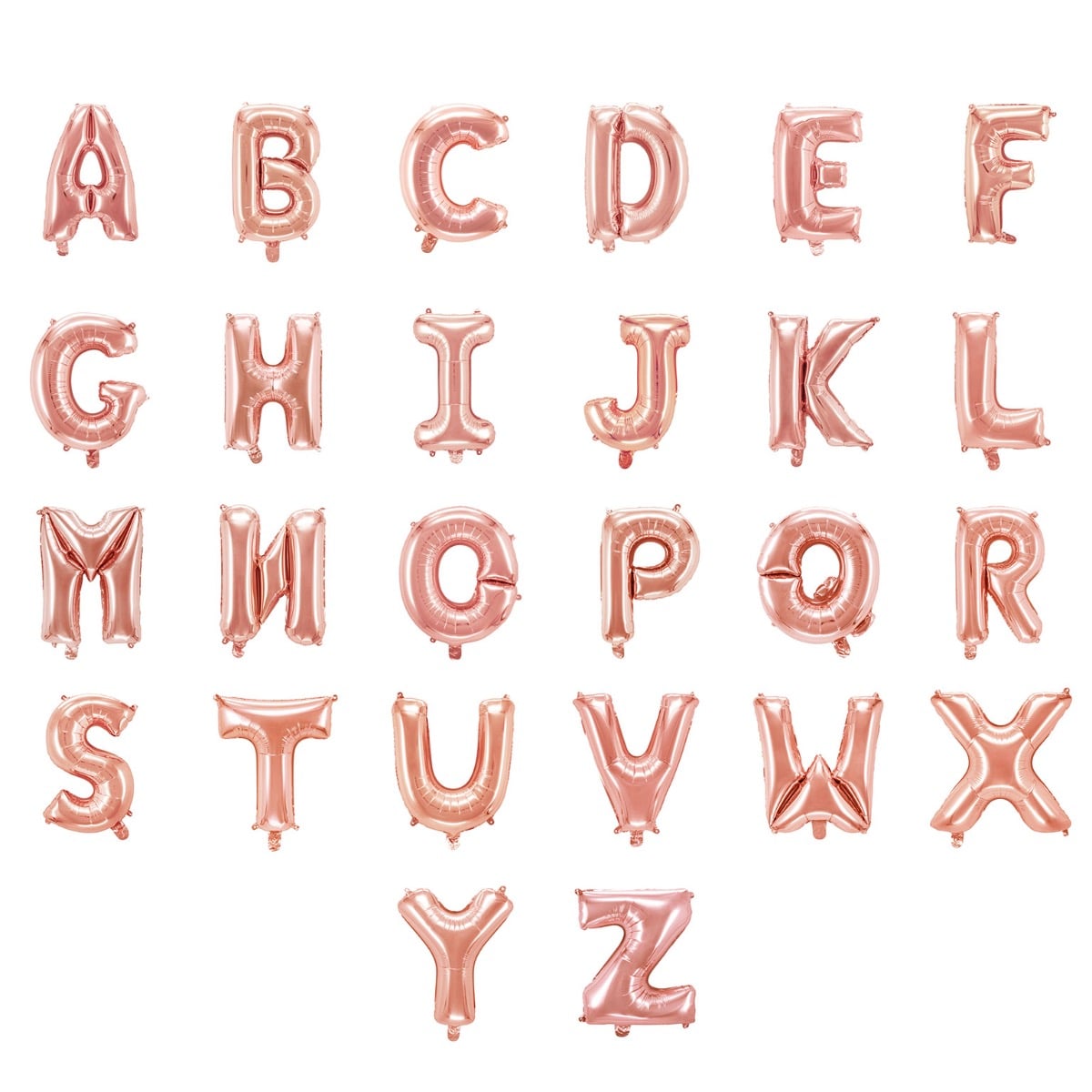 Ballon Lettre Alu Rosegold