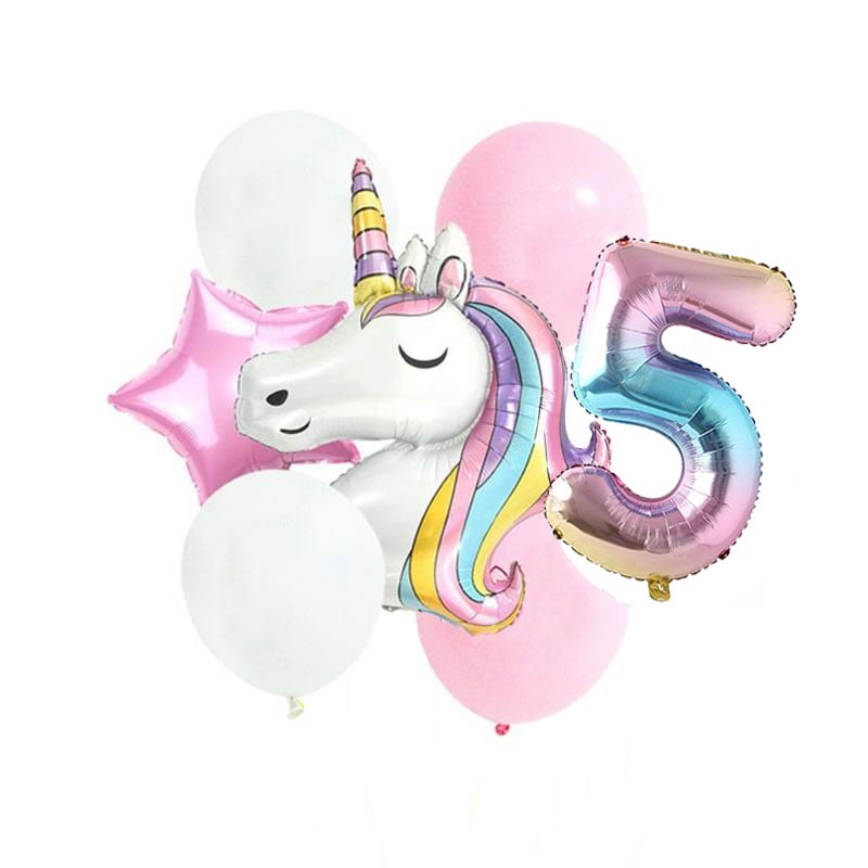 Set de ballons - Licorne