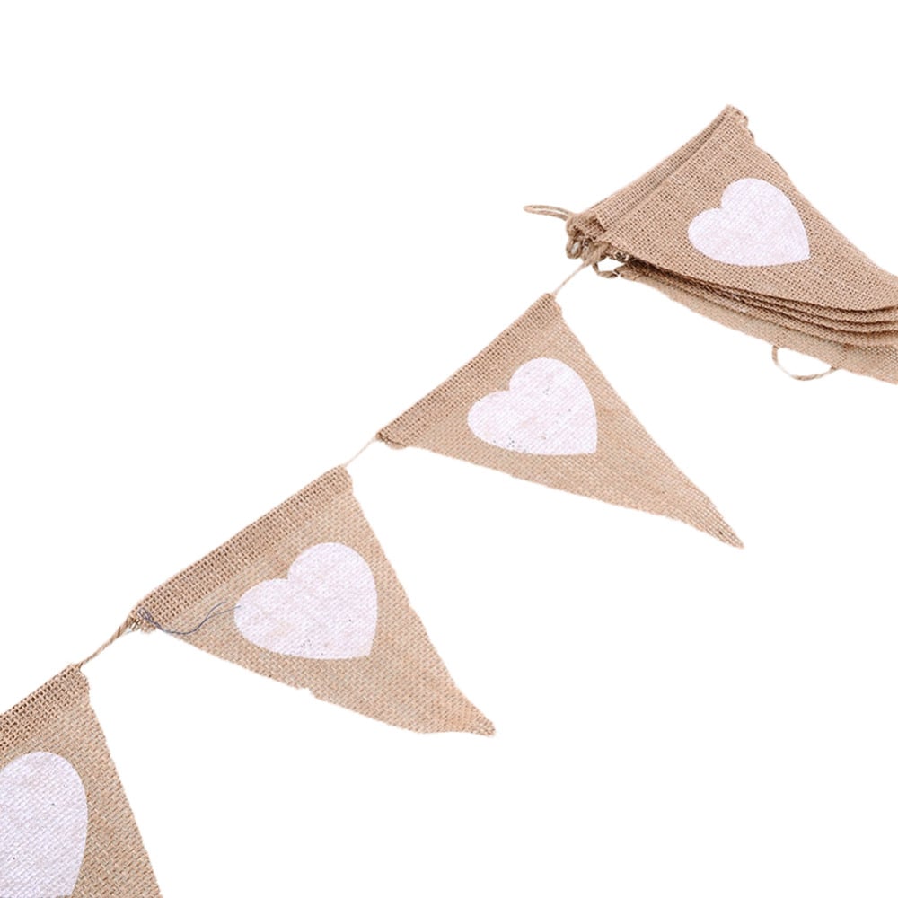 Guirlande Triangle avec coeurs