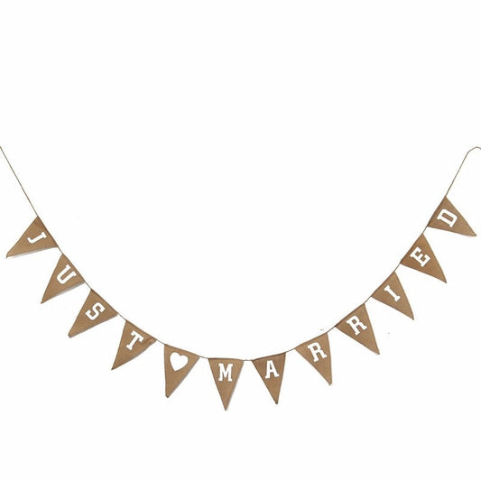 Guirlande Just Married - Triangle