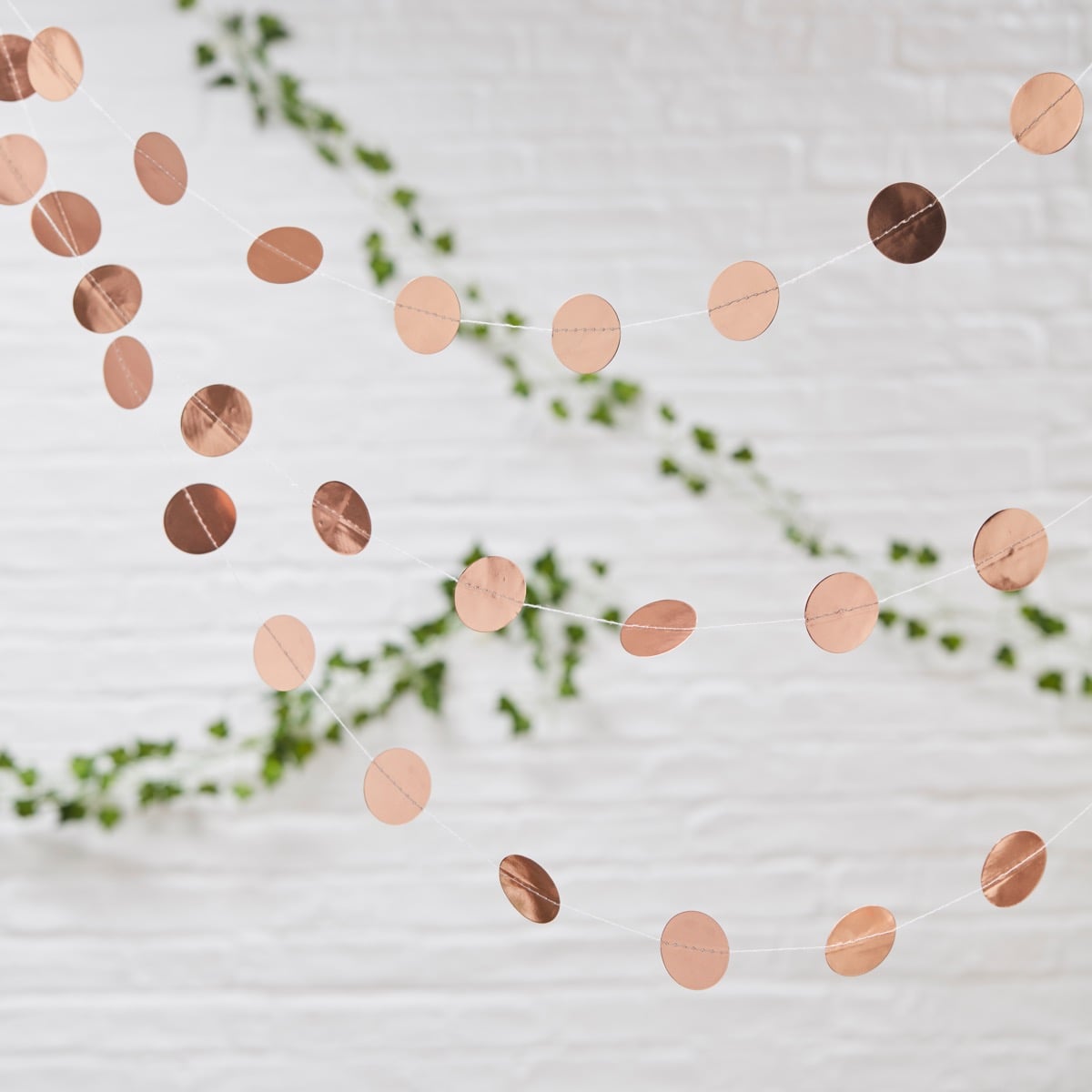 Guirlande ronds Rosegold