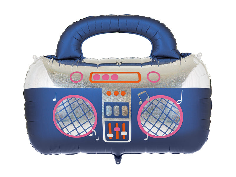 Ballon Boombox Alu bleu marine (98 x 70,5 cm)