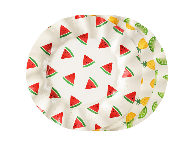 Assiettes Fruits assorties (20,5 cm, 6 pièces)