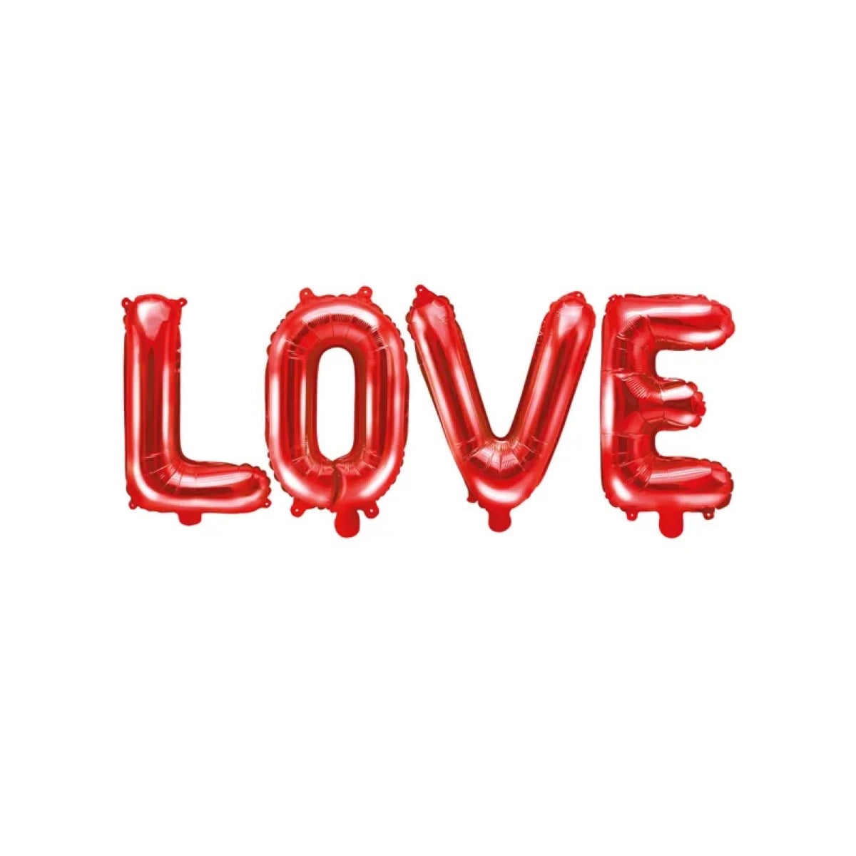 Ballon alu - Love Rouge