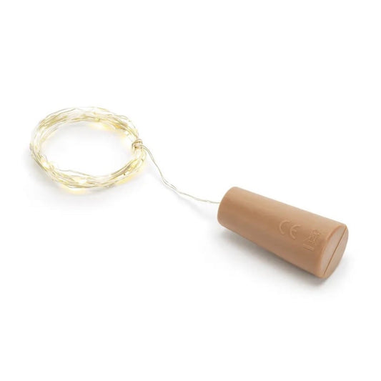 Bouchon de bouteilles avec LED blanc chaud