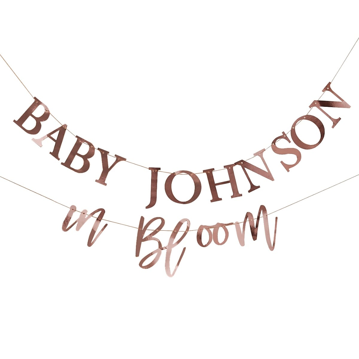 Guirlande personnalisable - Baby In Bloom