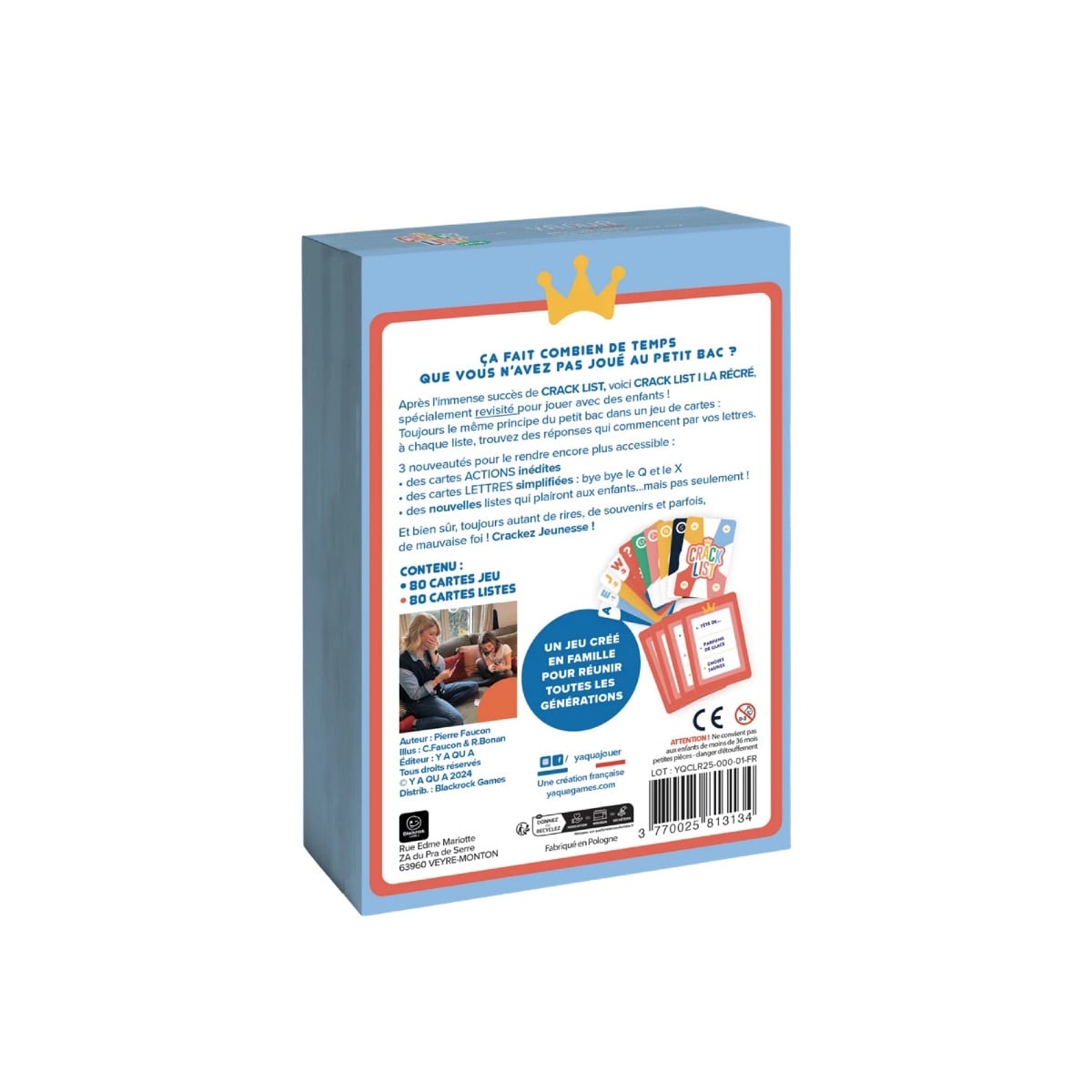 Jeu Crack List La Récré