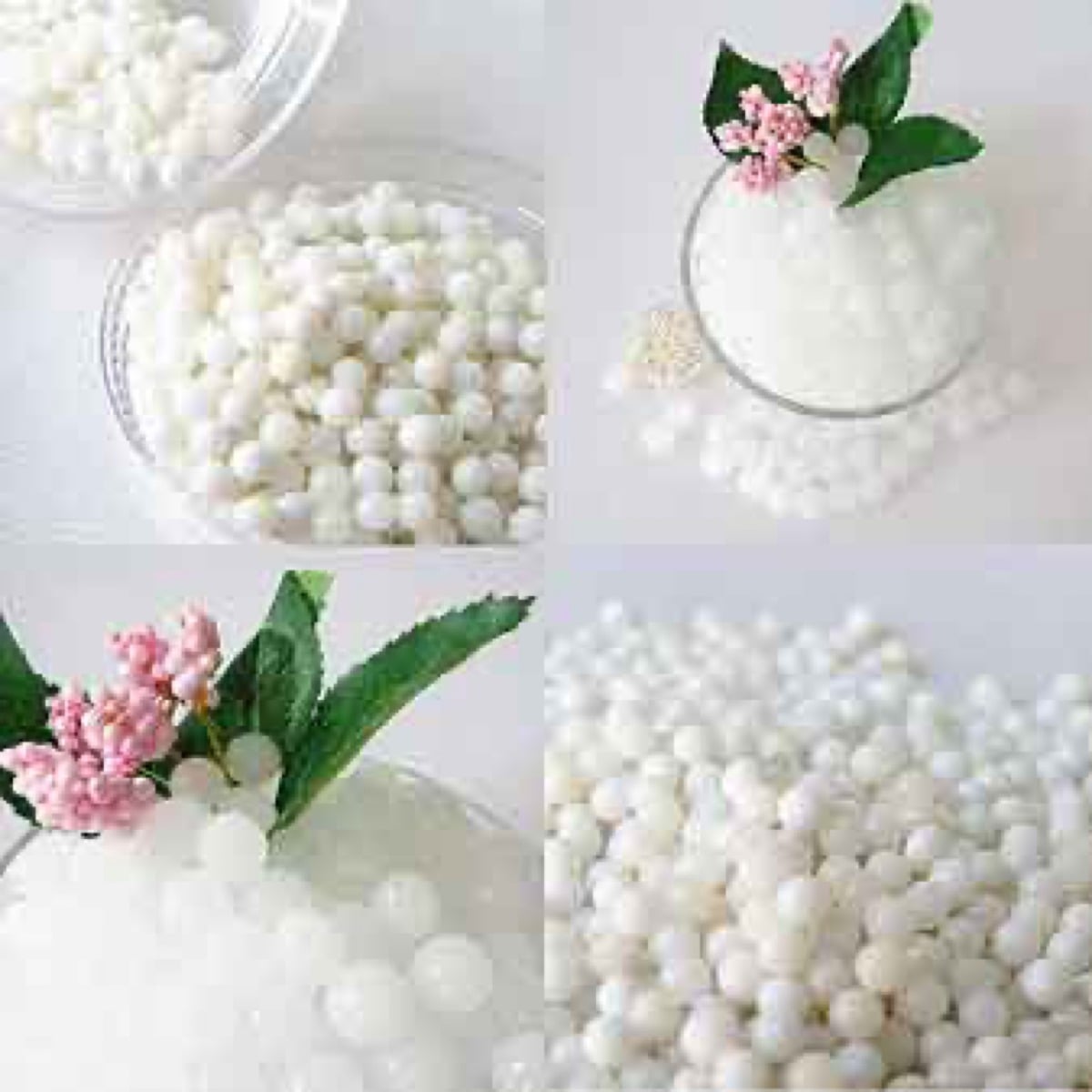Perles d'eau - Blanc