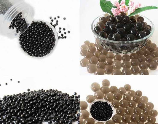 Perles d'eau - Noir