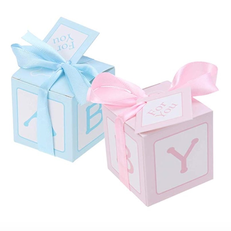 Boite à dragées "Baby" - bleu (10pcs)