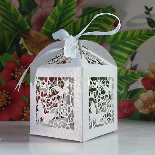 Boite à dragées "Papillon" (10 pcs)