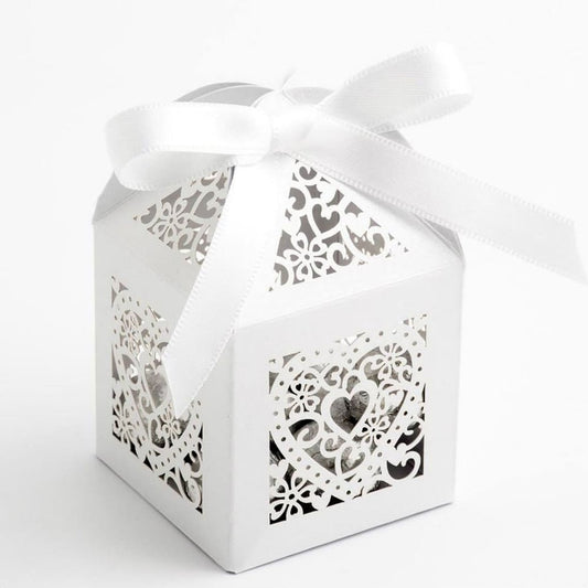Boite à dragées "Coeur" (10 pcs)