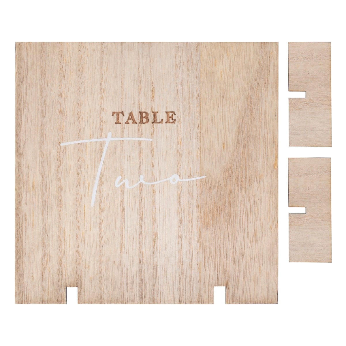 Marques Table en Bois 1 à 12 (set)