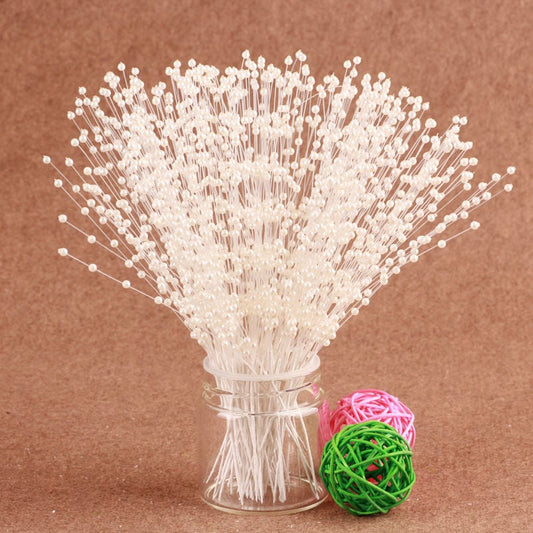Branches perlées blanches (100pcs)