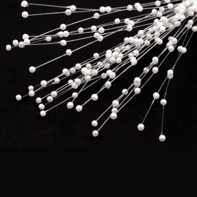 Branches perlées blanches (100pcs)
