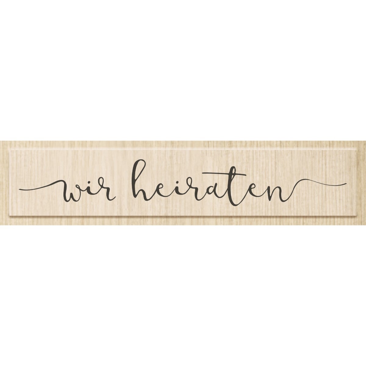 Tampon à motif - Wir Heiraten