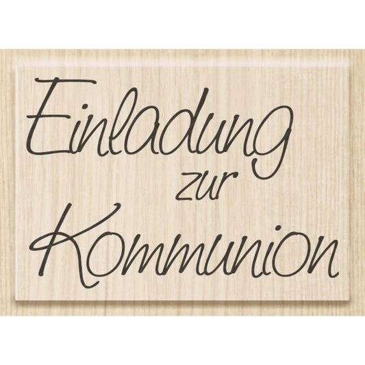 Tampon à motif - Einladung Zur Kommunion