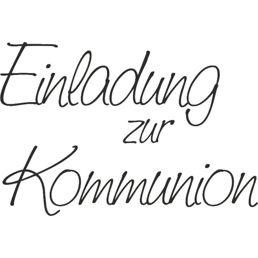 Tampon à motif - Einladung Zur Kommunion