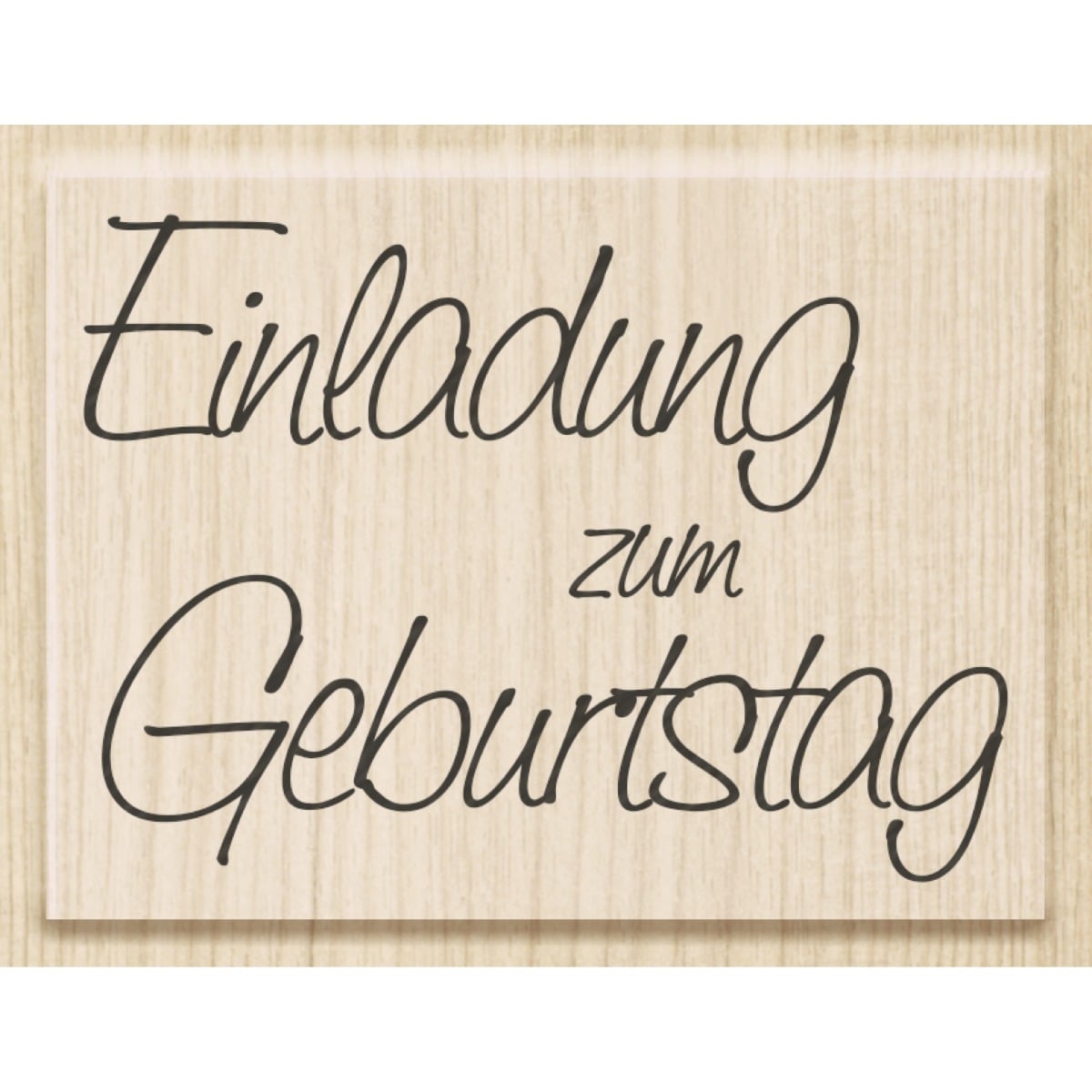 Tampon à motif - Einladung Zum Geburtstag