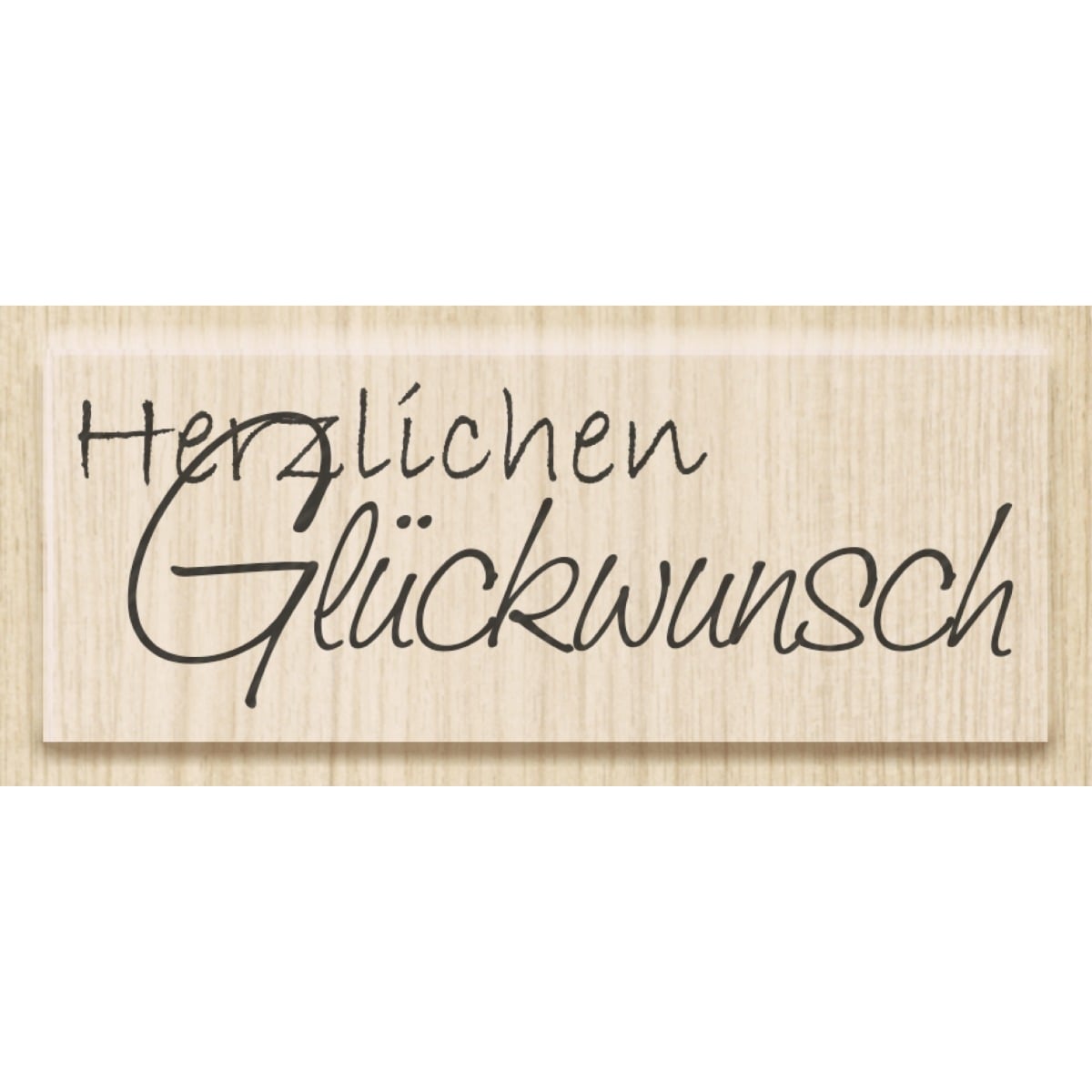 Tampon à motif - Herzlichen Glückwunsch
