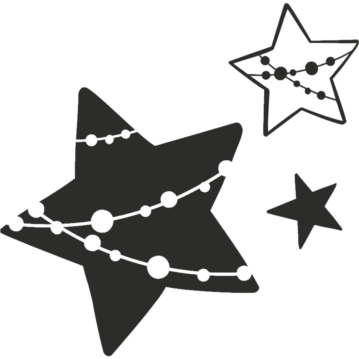 Tampon à motif - Etoiles