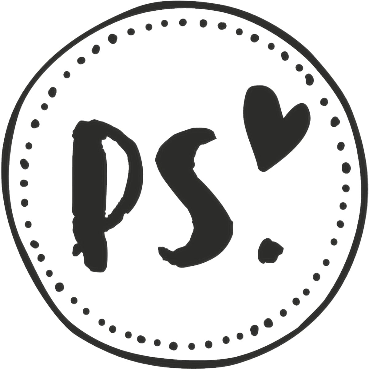 Tampon à motif rond - PS.