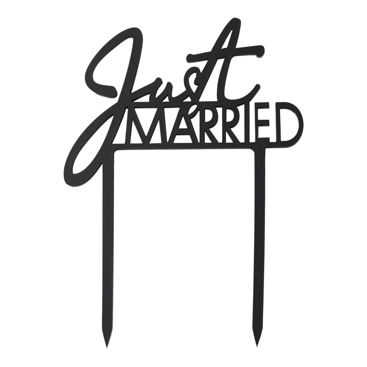 Décoration de gâteau - Acrylique - Just Married
