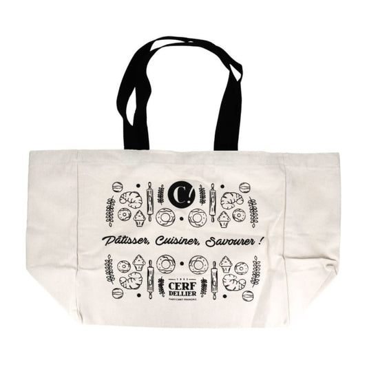 Sac cabas "Pâtisser, Cuisiner, Savourer !"