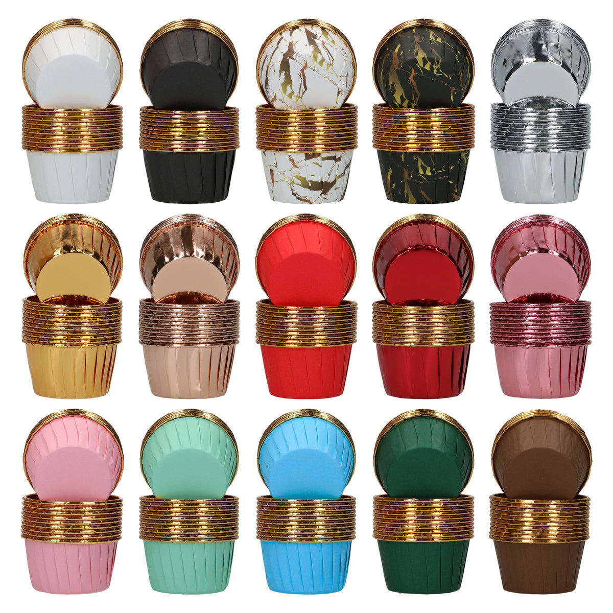 Caissettes à muffins Wilton : les 15 couleurs
