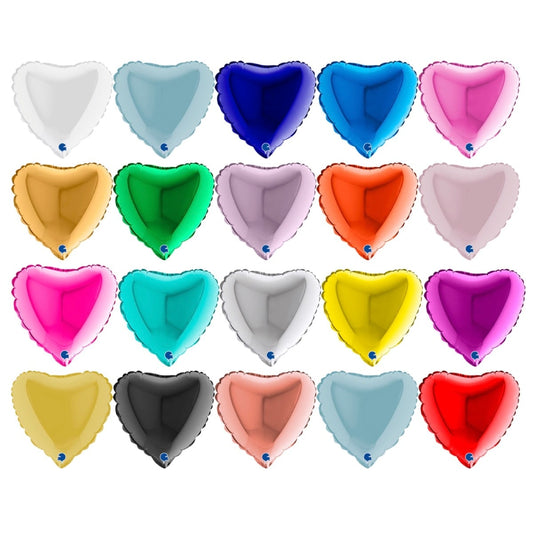 Ballon Alu Cœur 22cm