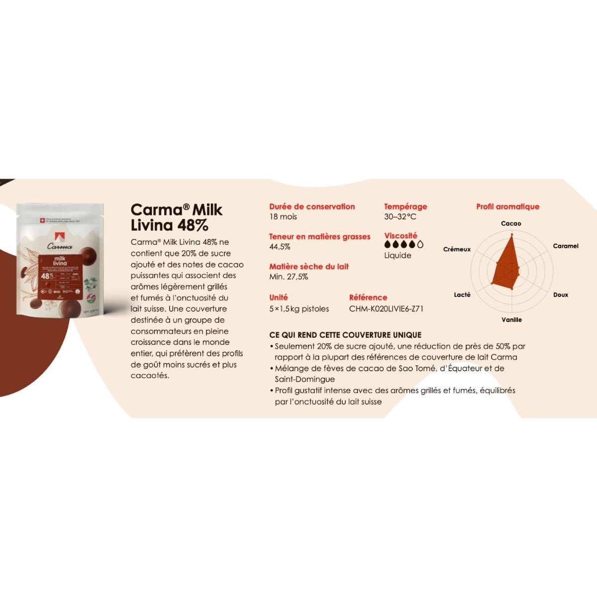 Carma - Milk Livina 48%