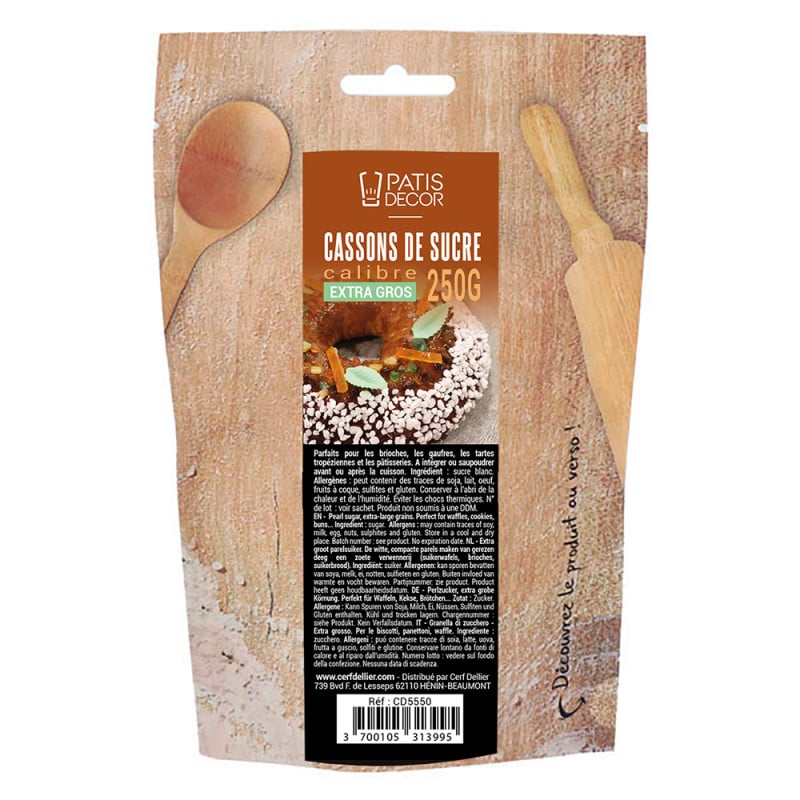 Sucre cassons calibre extra gros 250g
