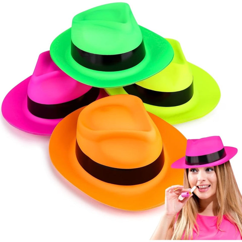 Chapeau en plastique Néon (couleurs assorties)