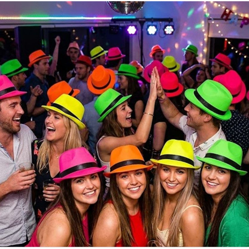 Chapeau en plastique Néon (couleurs assorties)