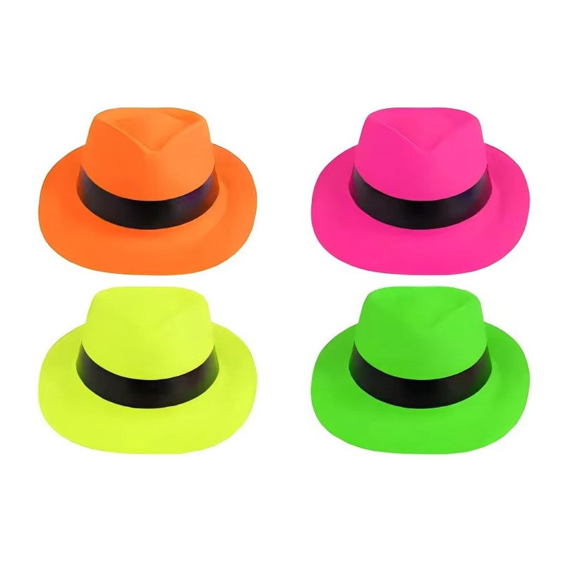 Chapeau en plastique Néon (couleurs assorties)