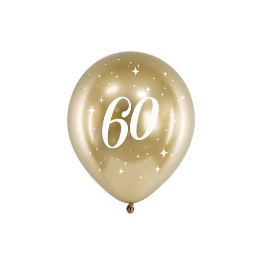 Ballon Or - Age (6pcs)