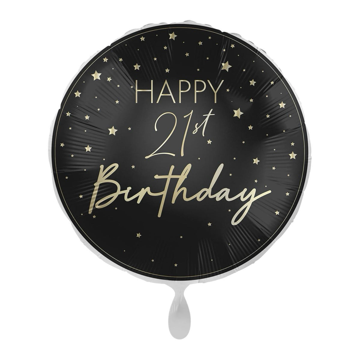 Ballon Alu - Happy Birthday 21 Ans