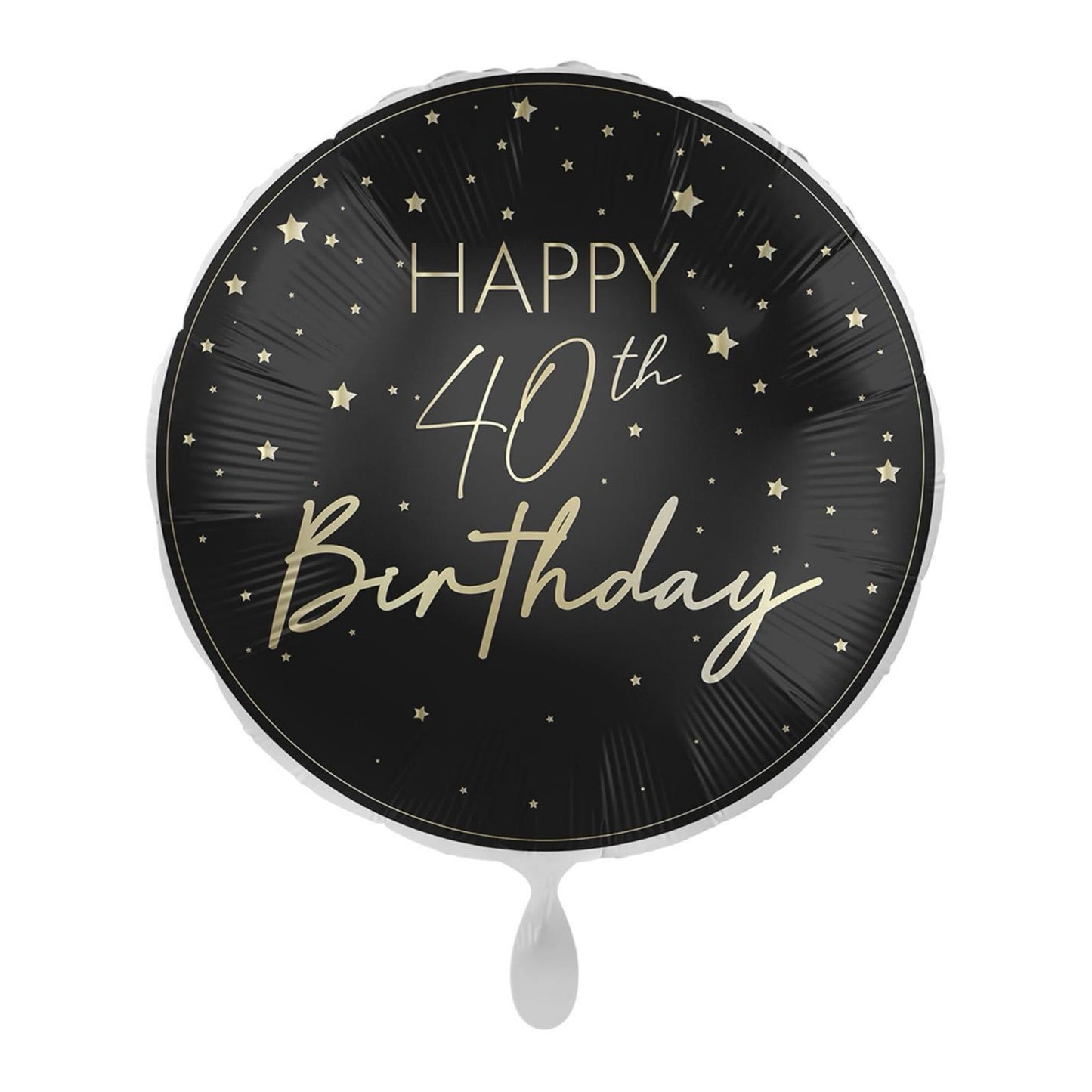 Ballon Alu - Happy Birthday 40 Ans
