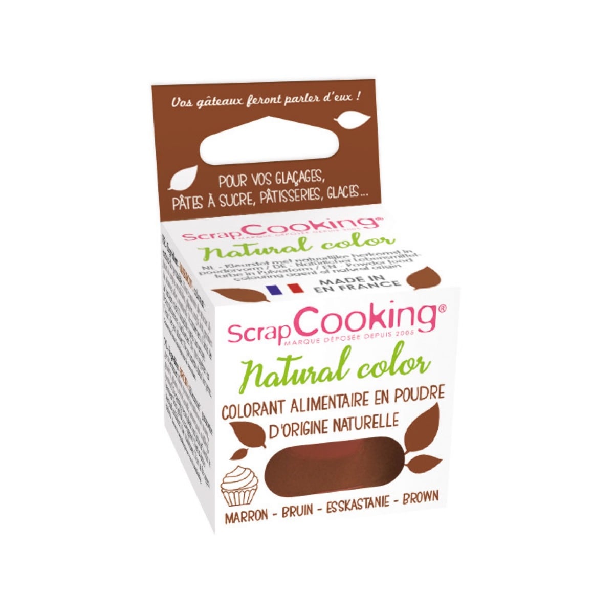 Colorant Marron poudre naturelle (10g)