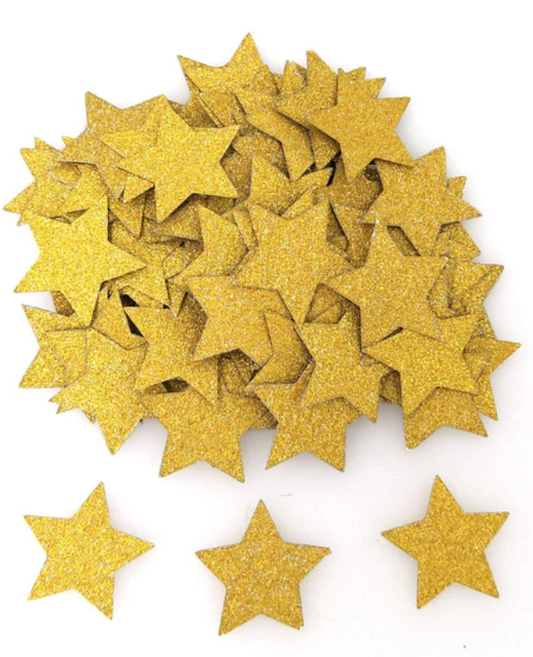 Confettis Etoiles - Or (100 pcs)